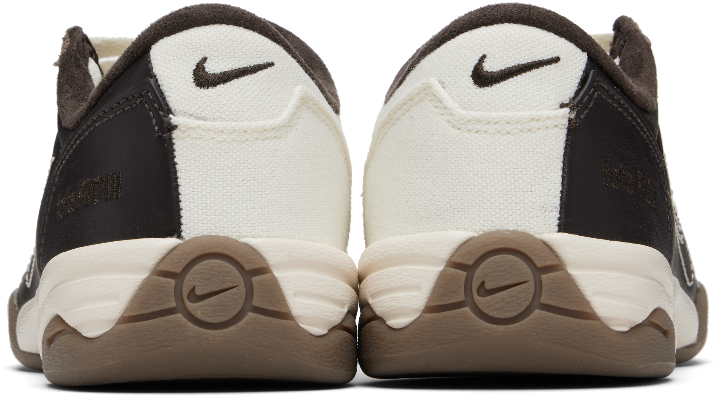 Brown & Off-White Total 90 Sneakers