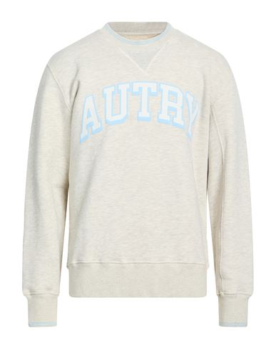 Man Sweatshirt Light grey Size L Cotton
