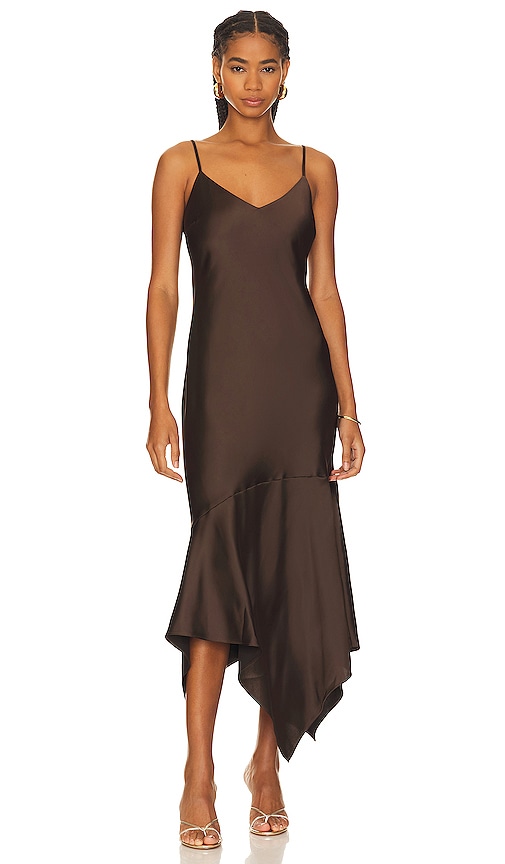 Steve Madden TRÄGERKLEID LUCILLE in Chocolate. Größe XS. Also in L, M