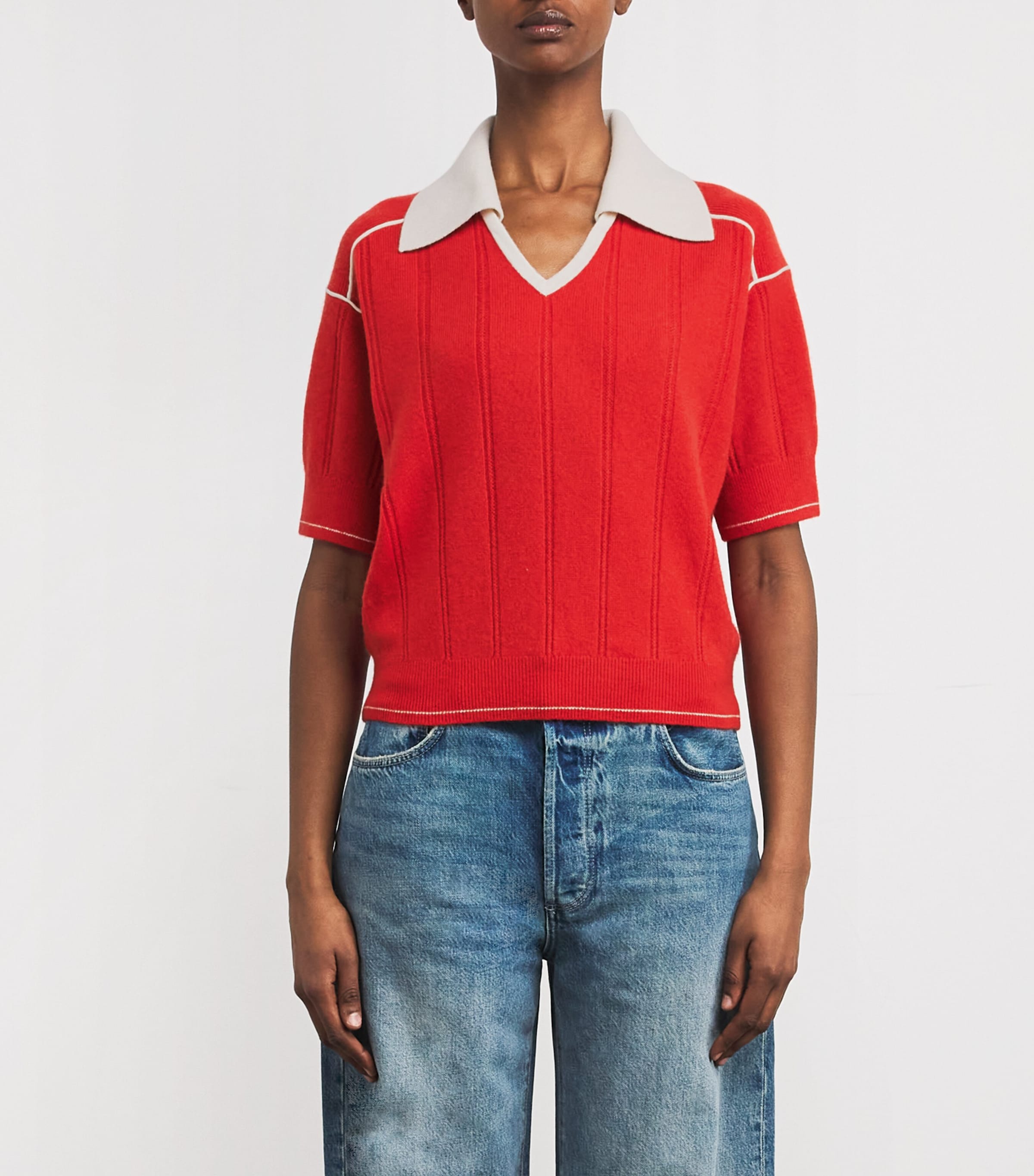 Guest In Residence Cashmere Pele Polo Shirt