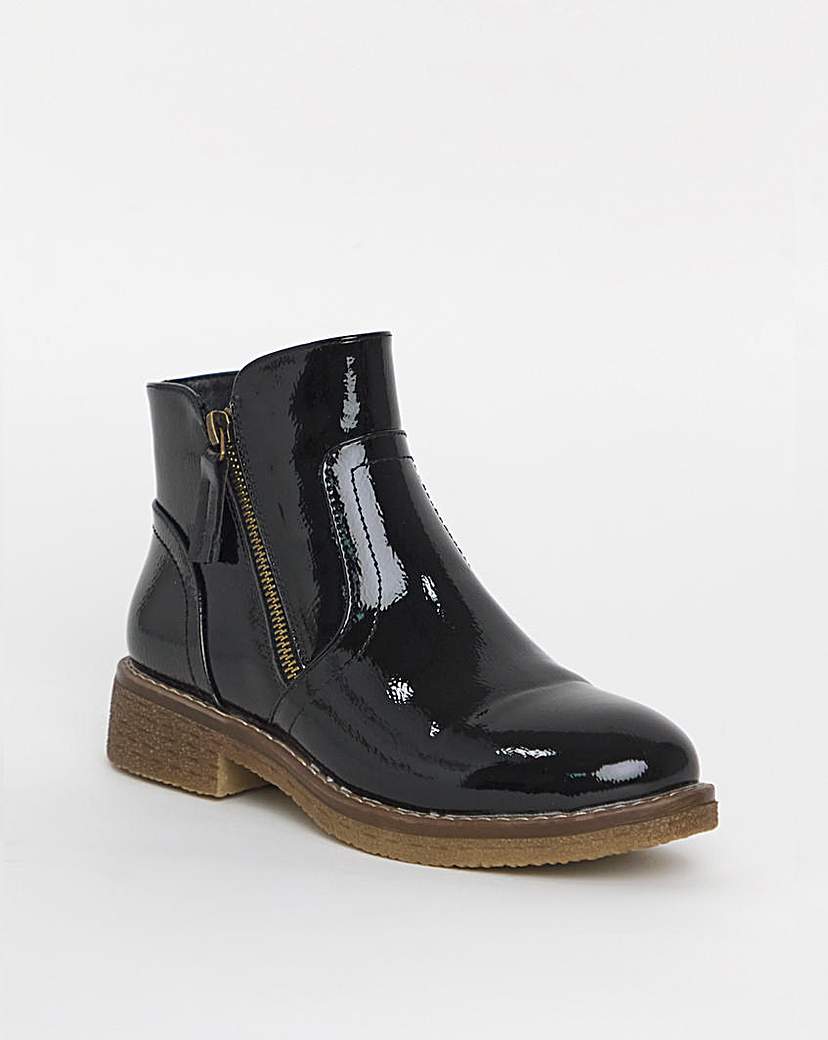 Cushion Walk Zip Chelsea Crepe E Fit