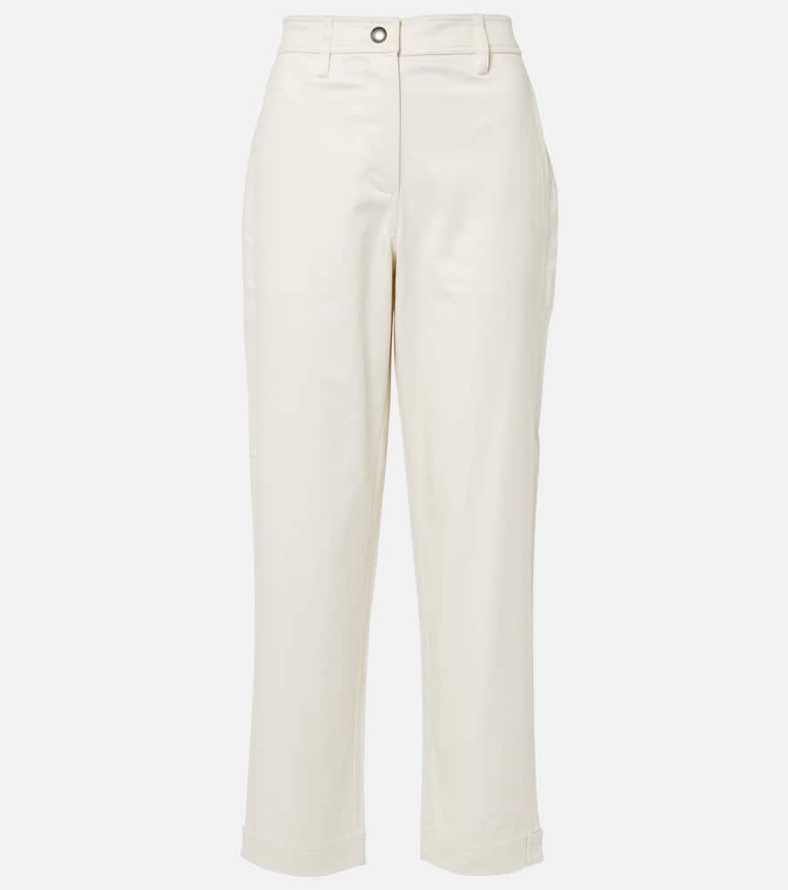 White Label Cait cotton-blend tapered pants