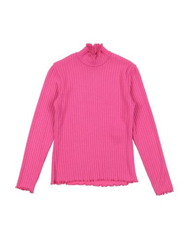 Kid Girl Turtleneck Fuchsia Size 14 Viscose, Polyester, Polyamide, Elastane