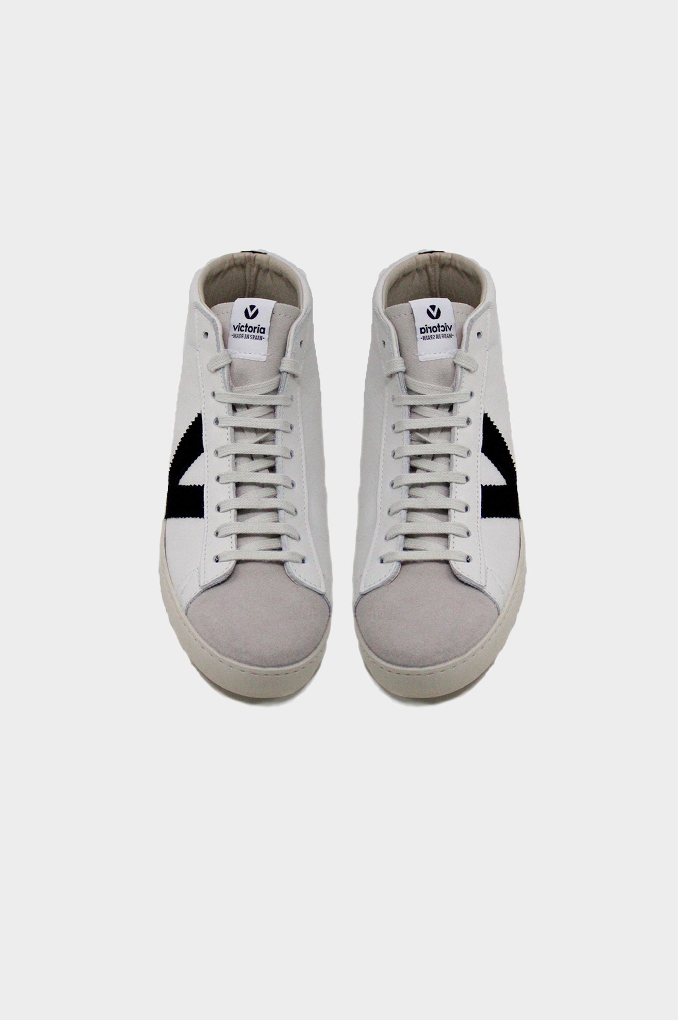 Berlin High Top Trainers | White