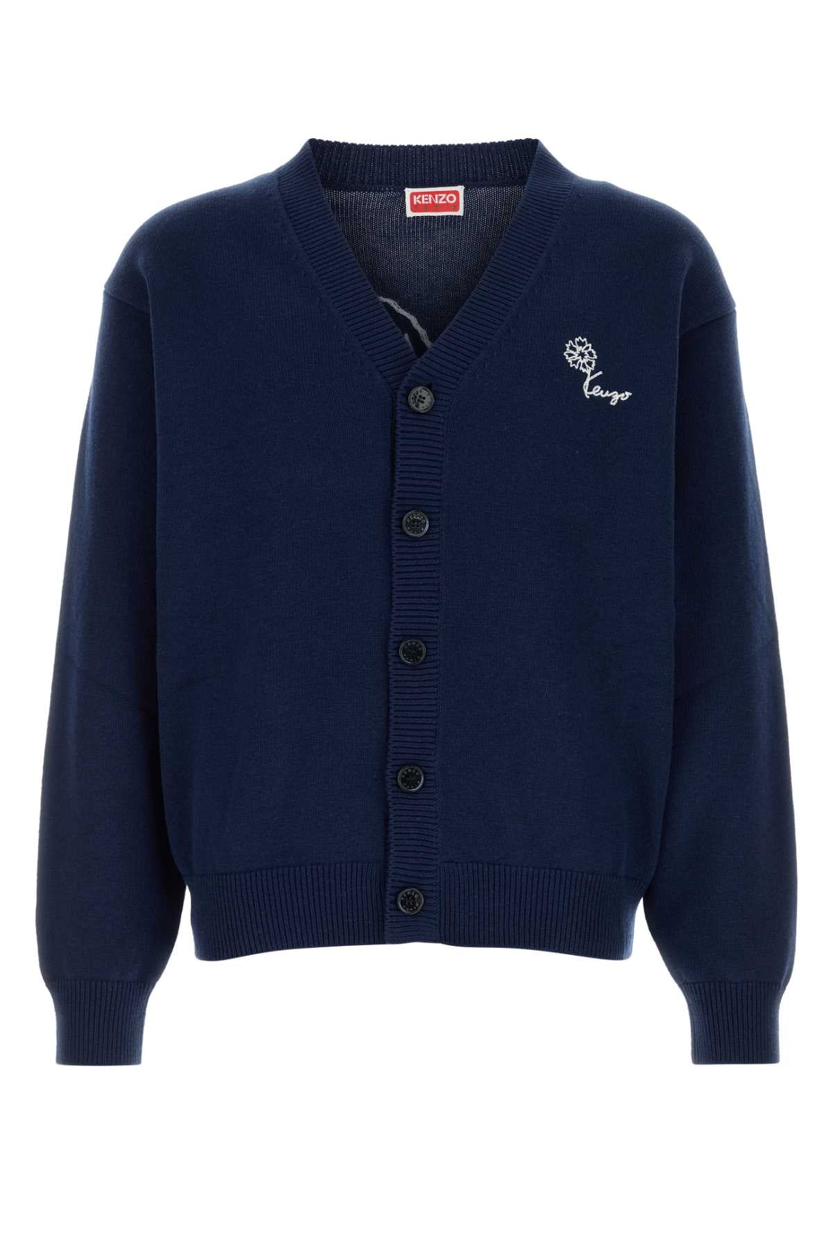 Tulip Cardigan — Navy