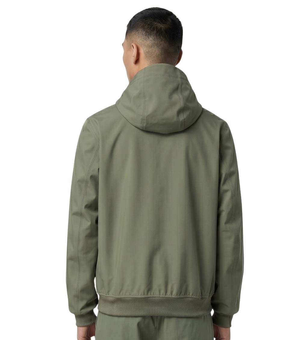 Olive Regular Hood Jacket