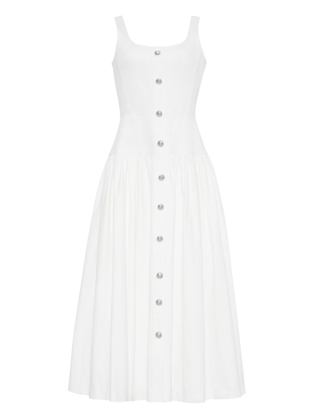 Adam Lippes Cassie midi dress - White