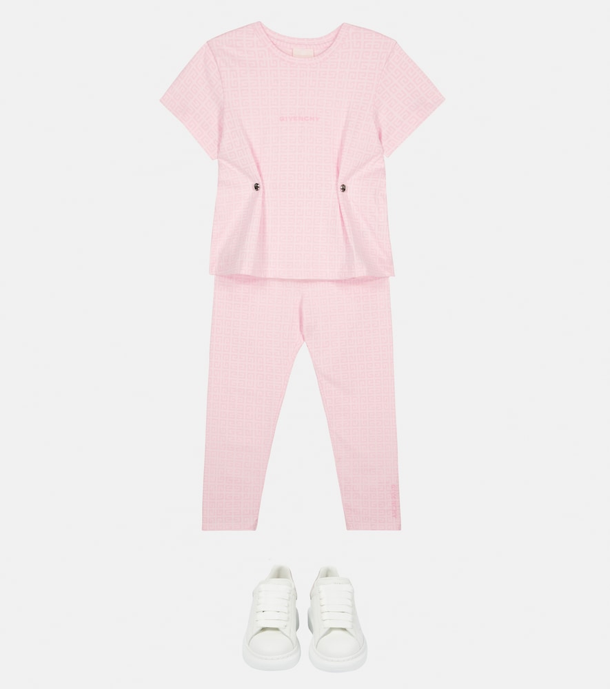 Givenchy Kids Logo cotton leggings