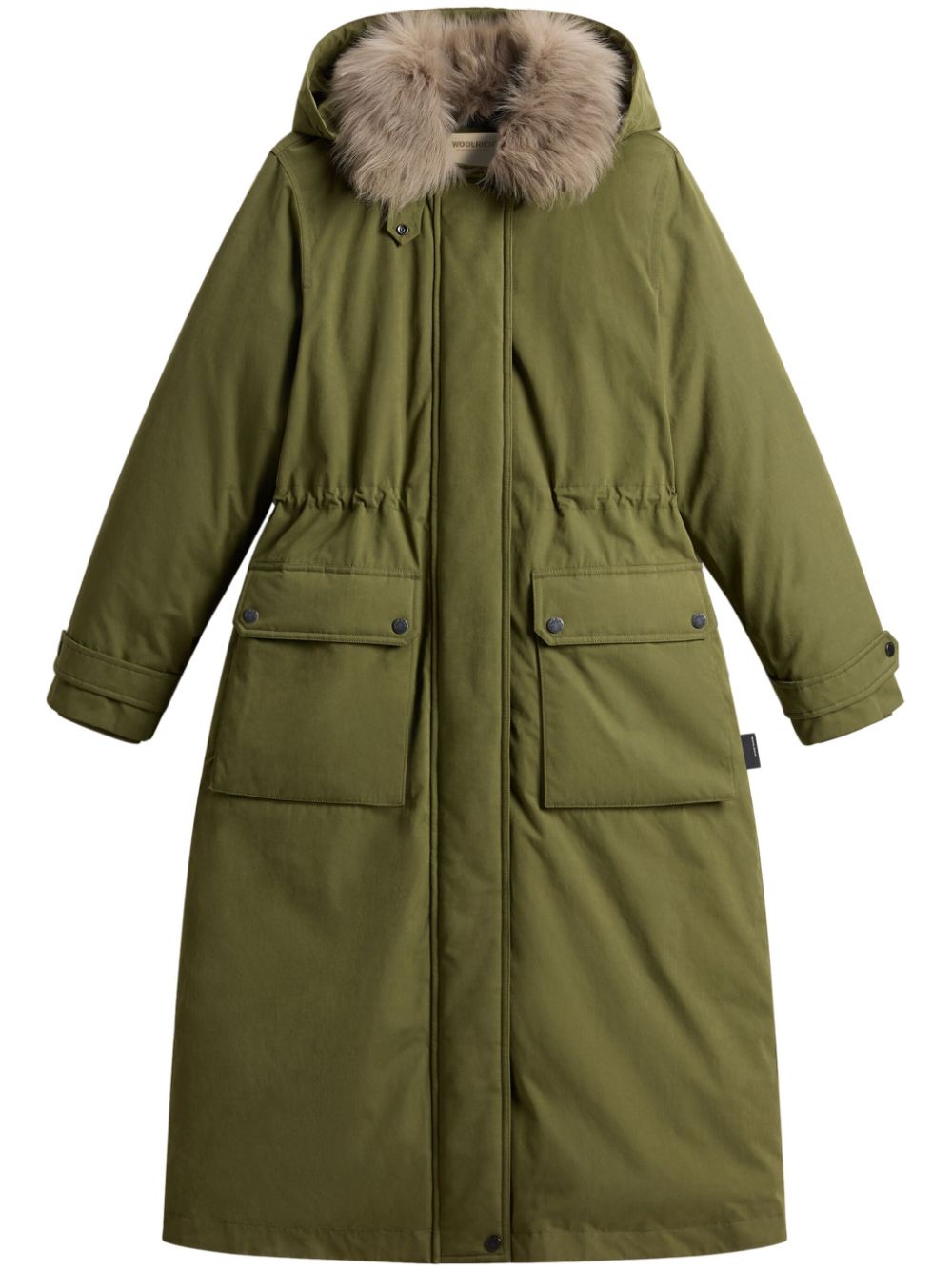 Arctic Long parka coat - Green