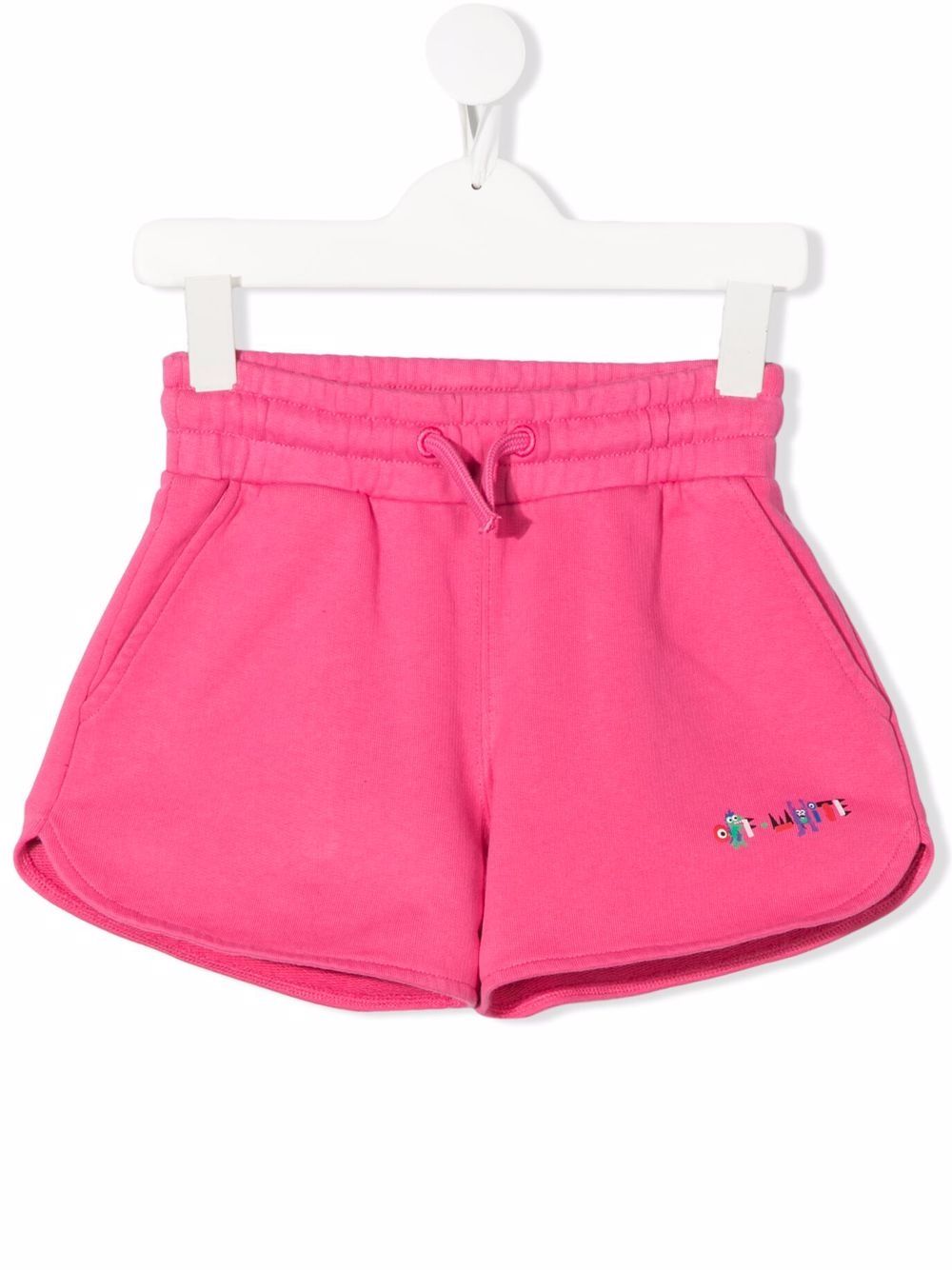Monster-print shorts - Pink