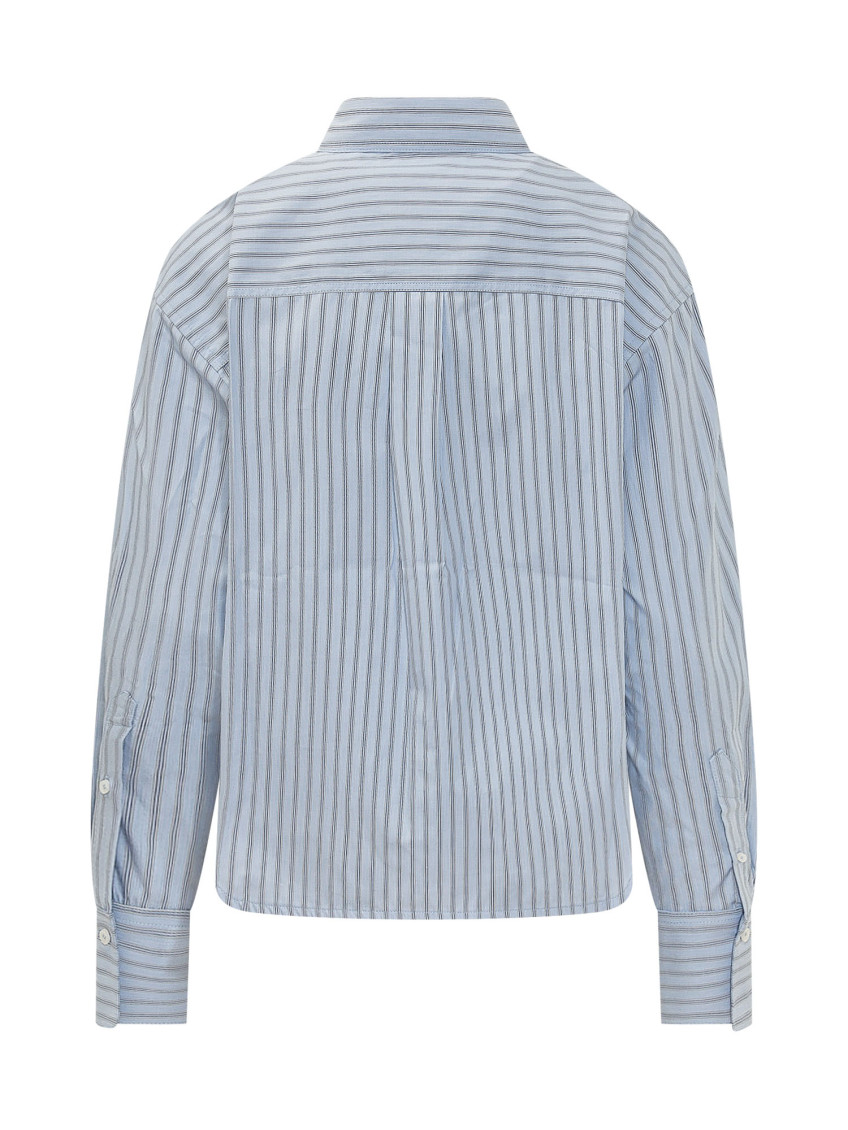 Blue Relaxed Stripes Shirt