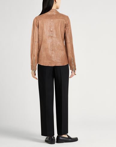 Woman Jacket Camel Size S Sheepskin
