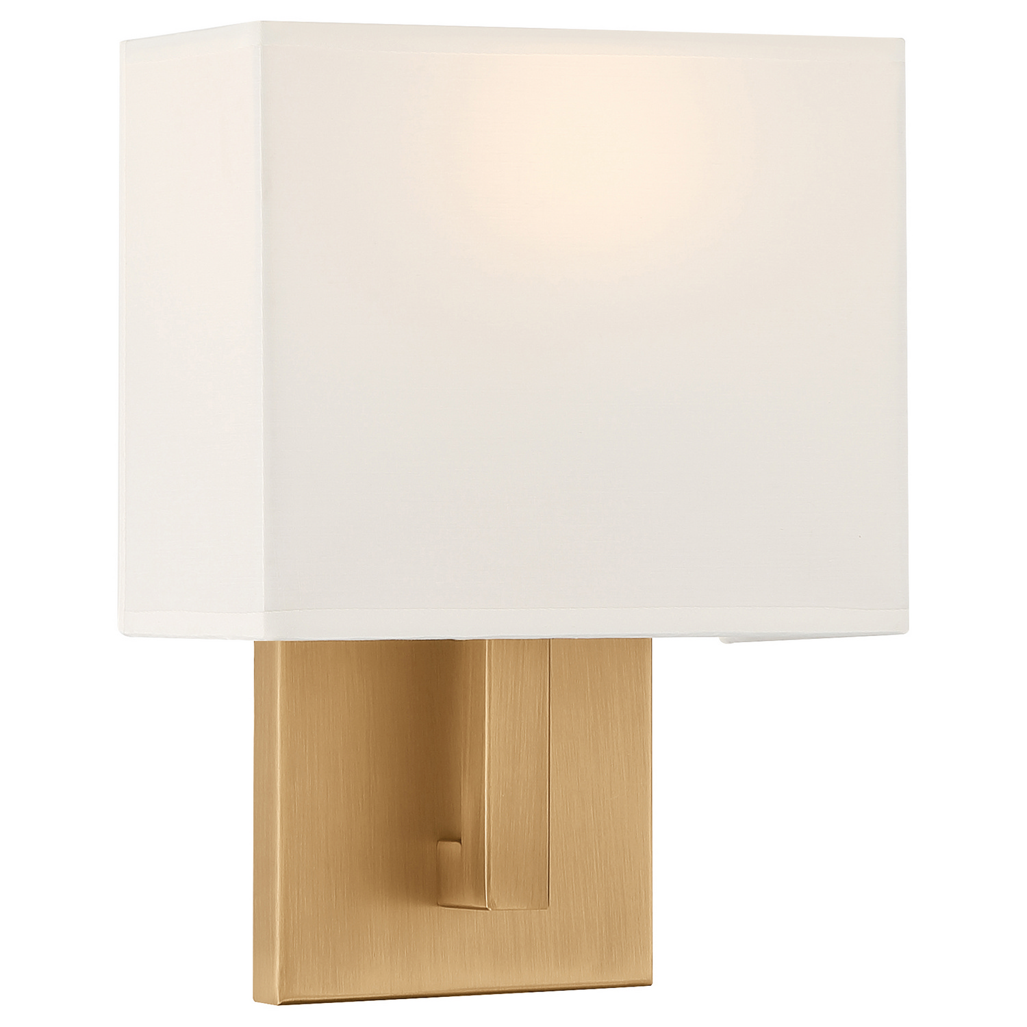 Antique Brushed Brass LED Wall Sconce from the Mid Town Collection