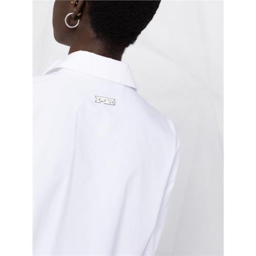 Pleated panel shirt-dress