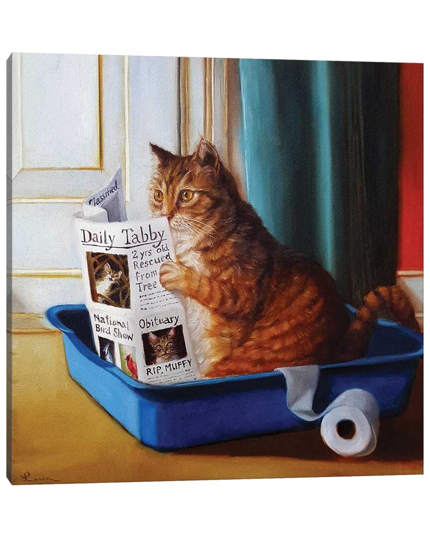 Kitty Throne By Lucia Heffernan Wall Art
