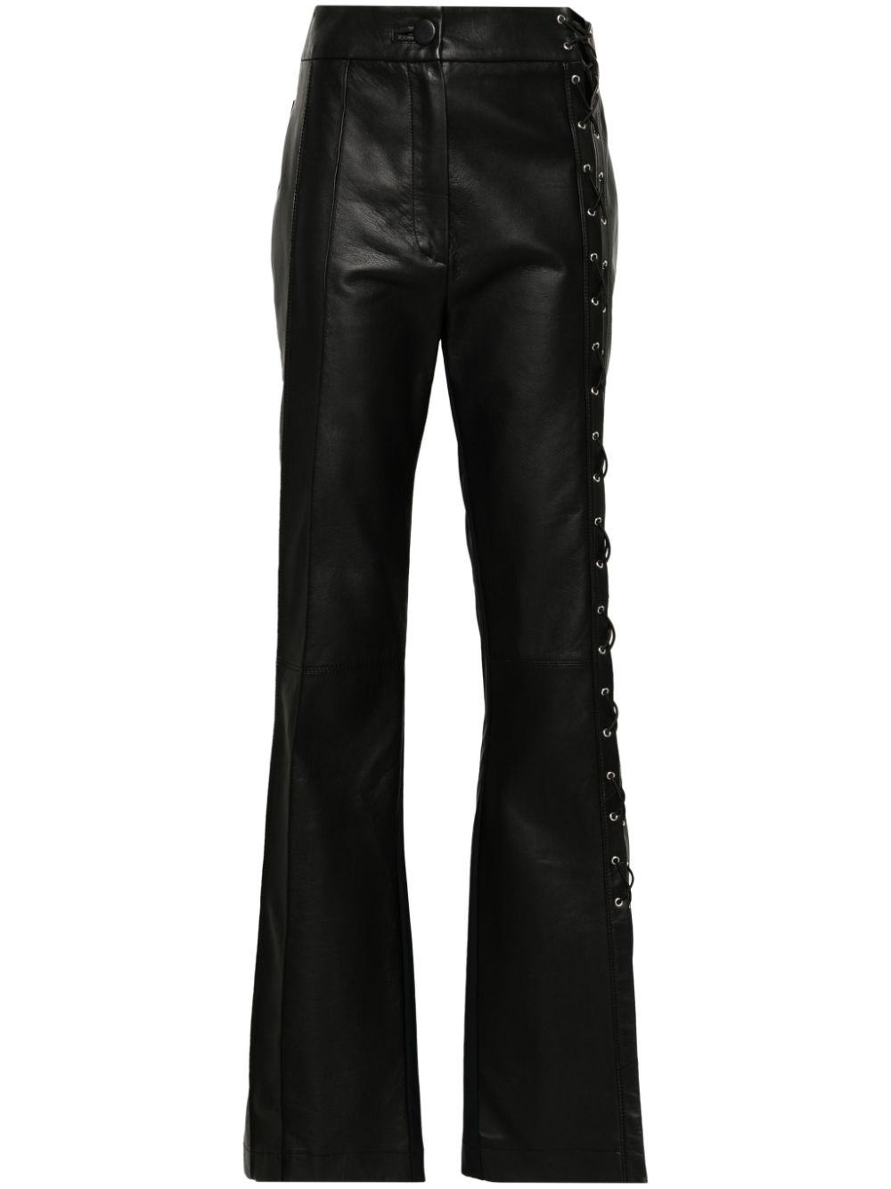 Leather trousers - Black