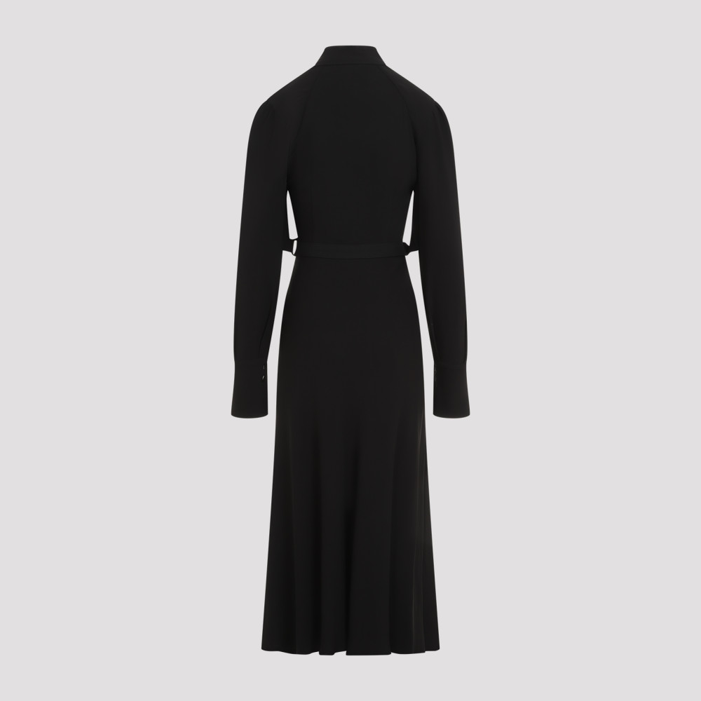 Draped Maxi Day Dress