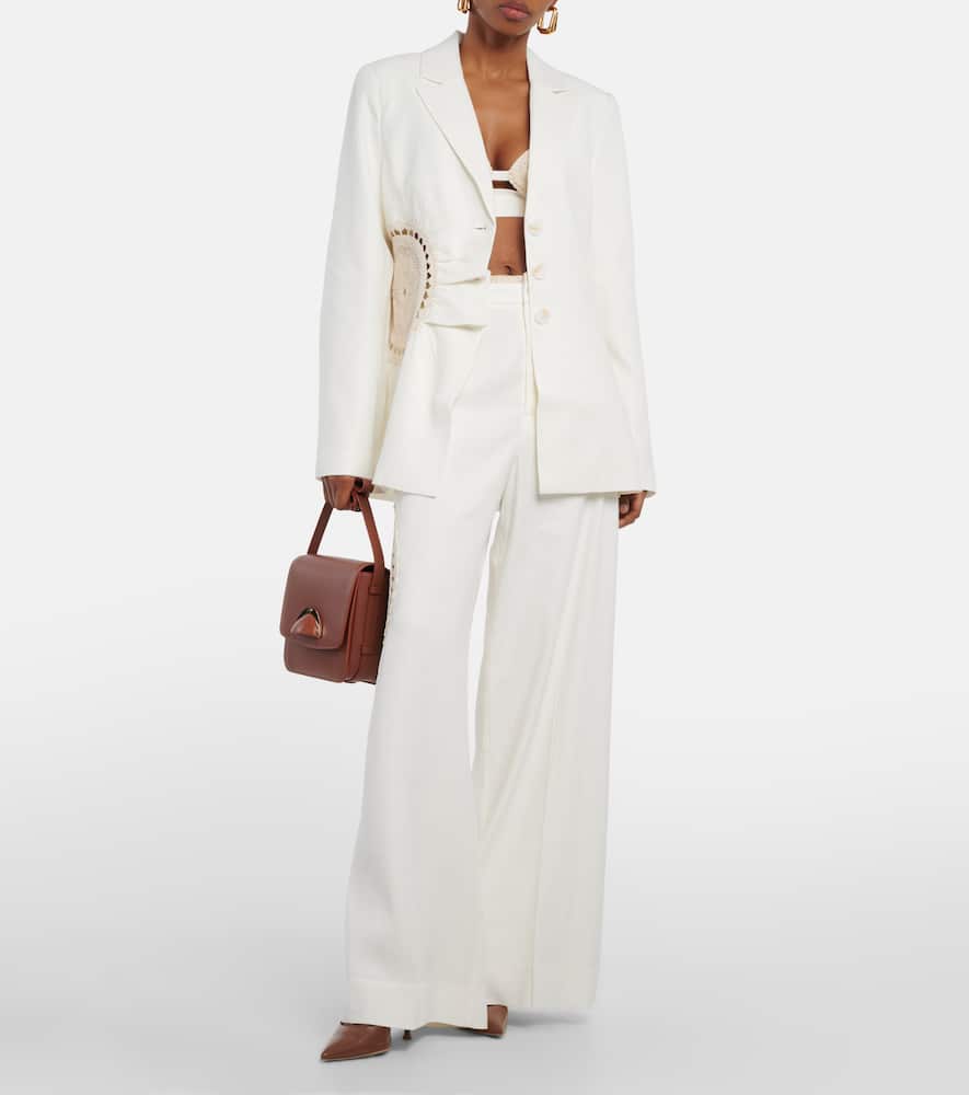 Atacama linen-blend blazer