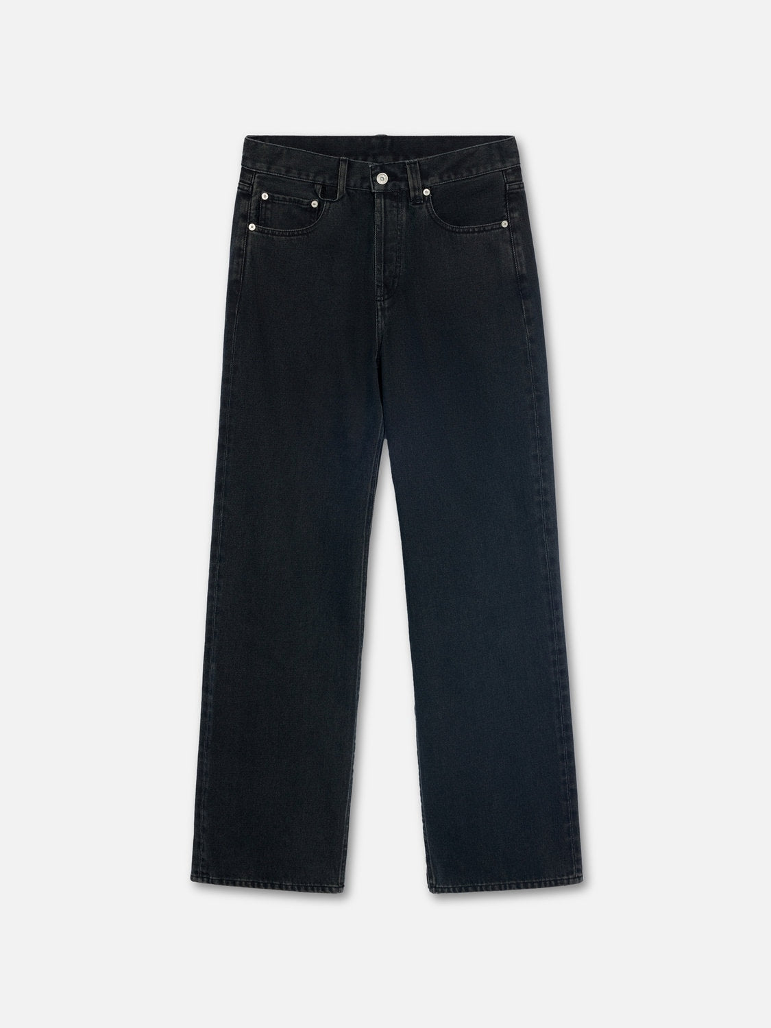 Straight-Leg Denim Pants
