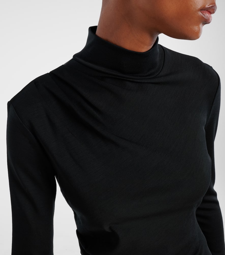 Wool turtleneck sweater