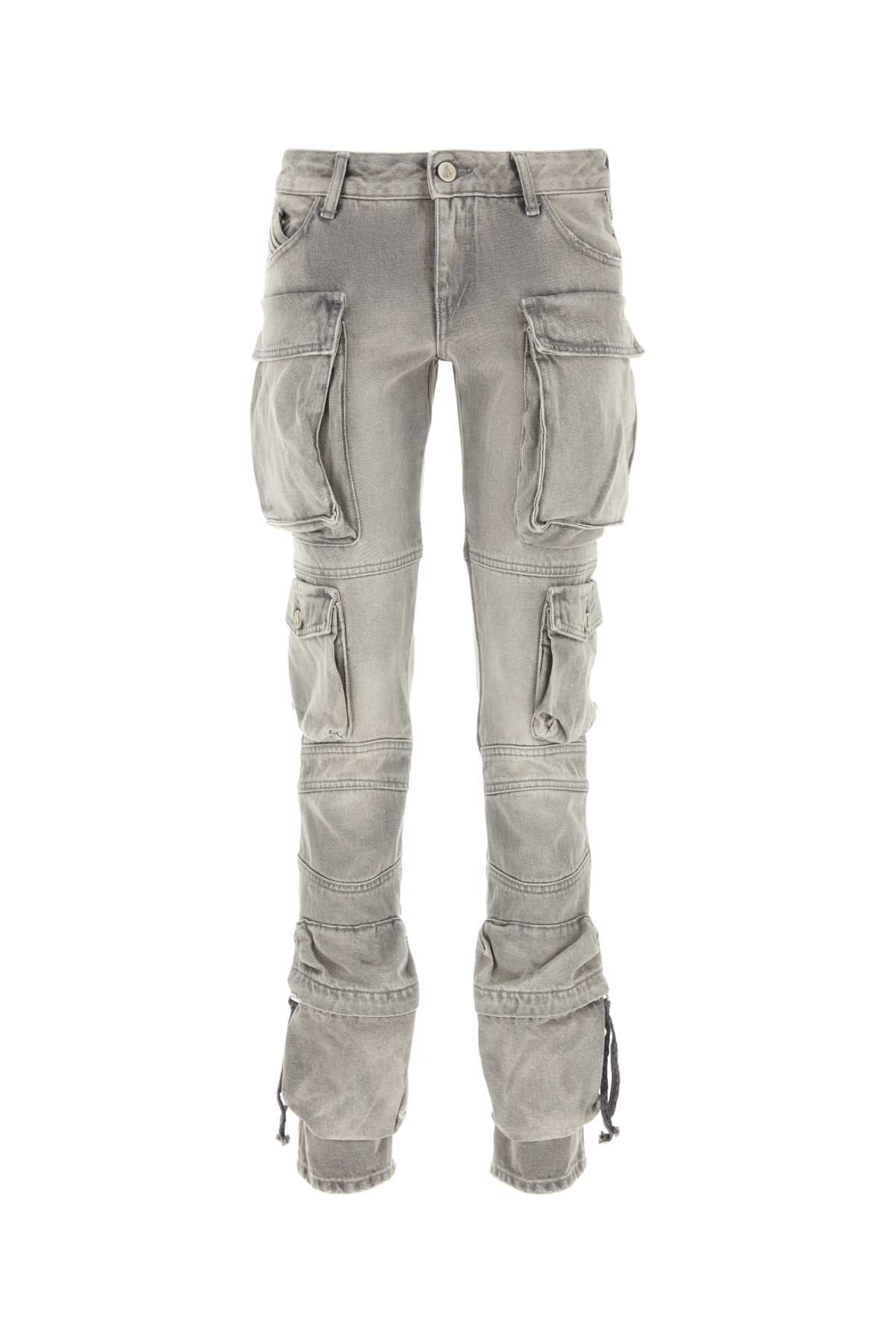 Cargo Denim Jeans — Gray