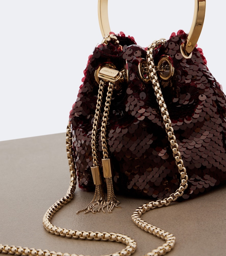 Bon Bon Micro sequined bucket bag