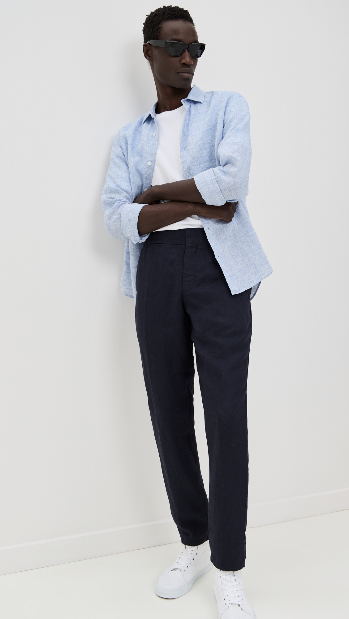 Cornell Linen Pants Night Iris II