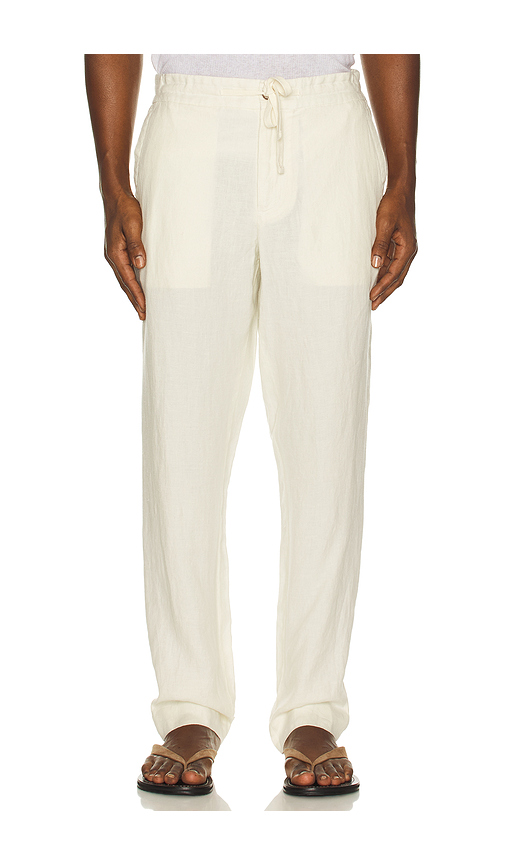 Vince Patch Pocket Drawstring Pant in Bone. M also in L, S, XL/1X, XXL/2X