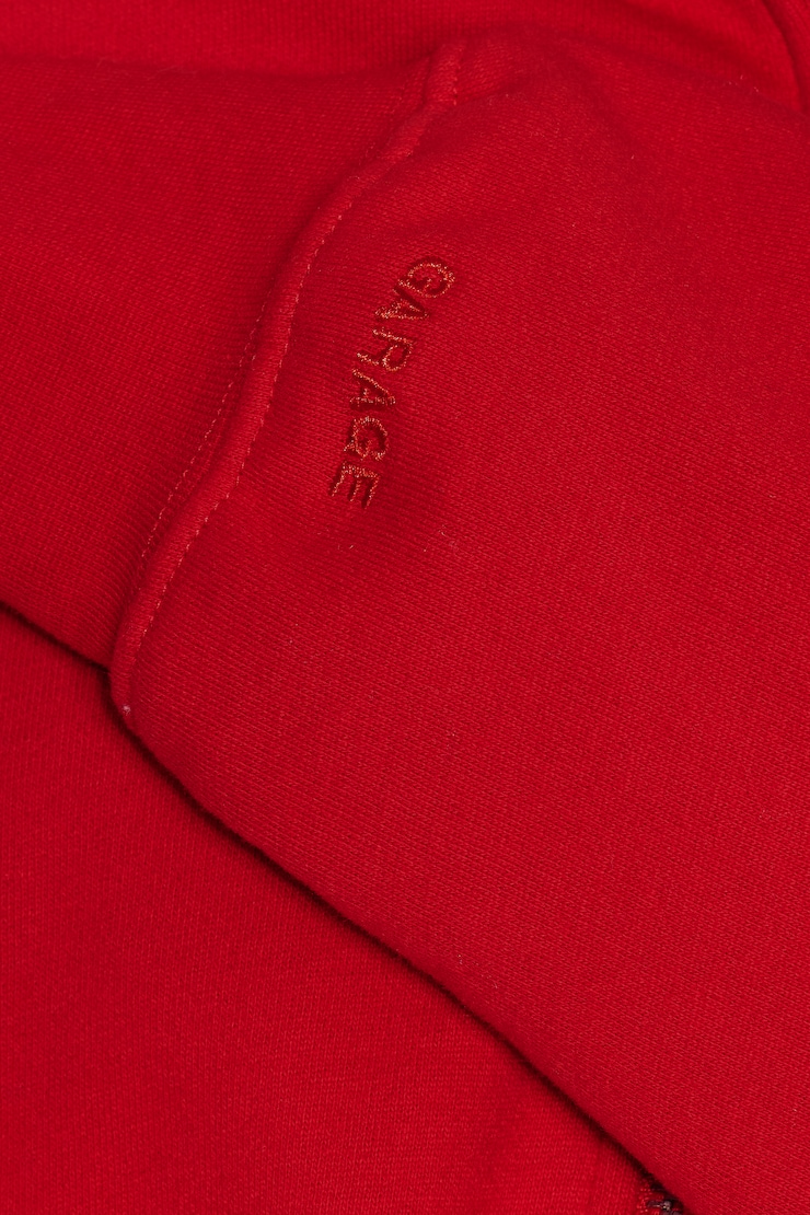 UltraFleece Cotton Zip Hoodie - Red - Women Clothing
