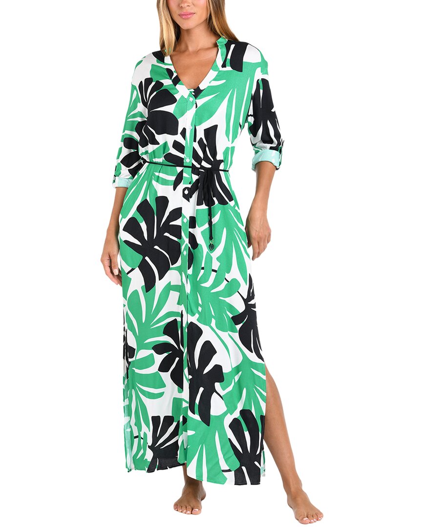 Monstera Maxi Dress W Pockets