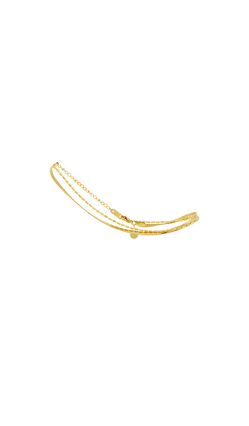 Petit moments Salem Anklet in Metallic Gold