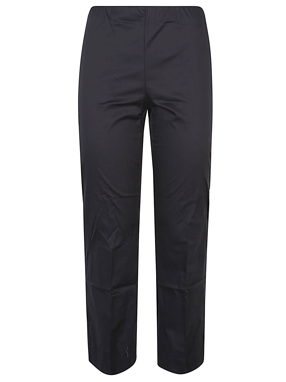 LIVIANA CONTI- Cotton Blend Cropped Flared Trousers