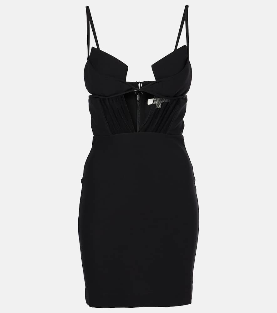 Crêpe minidress
