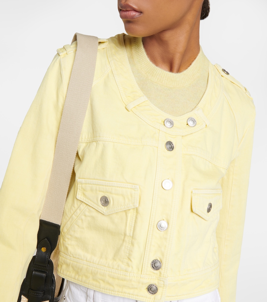 Valene cropped denim jacket