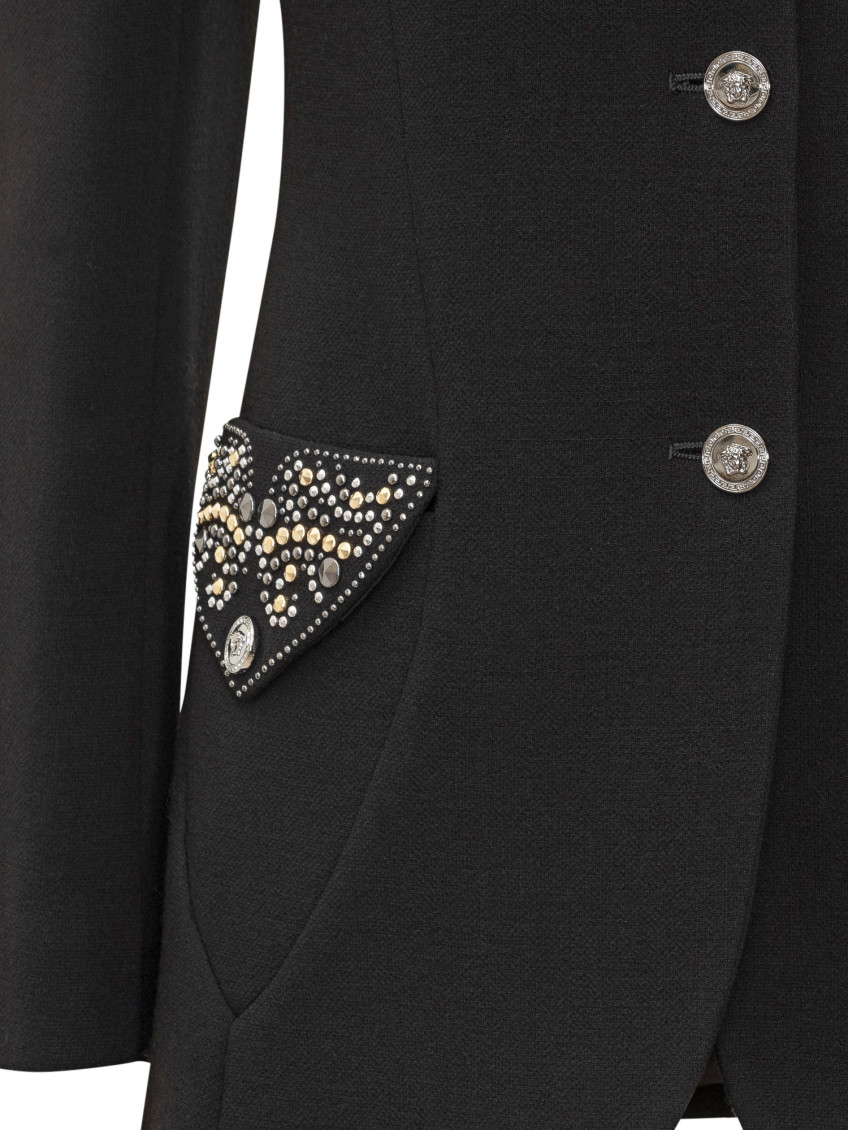 Blazer With Jewel Detailing