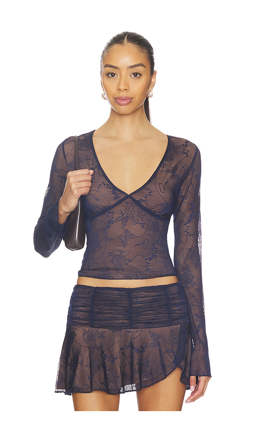 I.AM.GIA Yvette Top in Navy. L. Also in M, S, XL