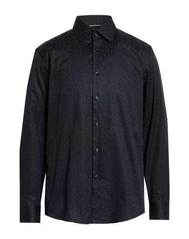Man Shirt Black Size 16 Cotton
