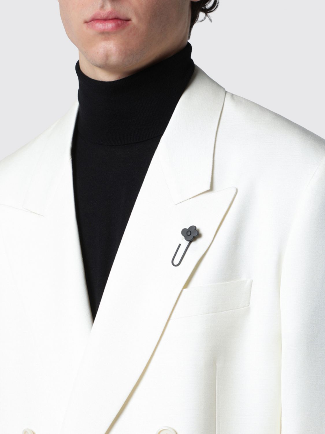 Jacket Men color White