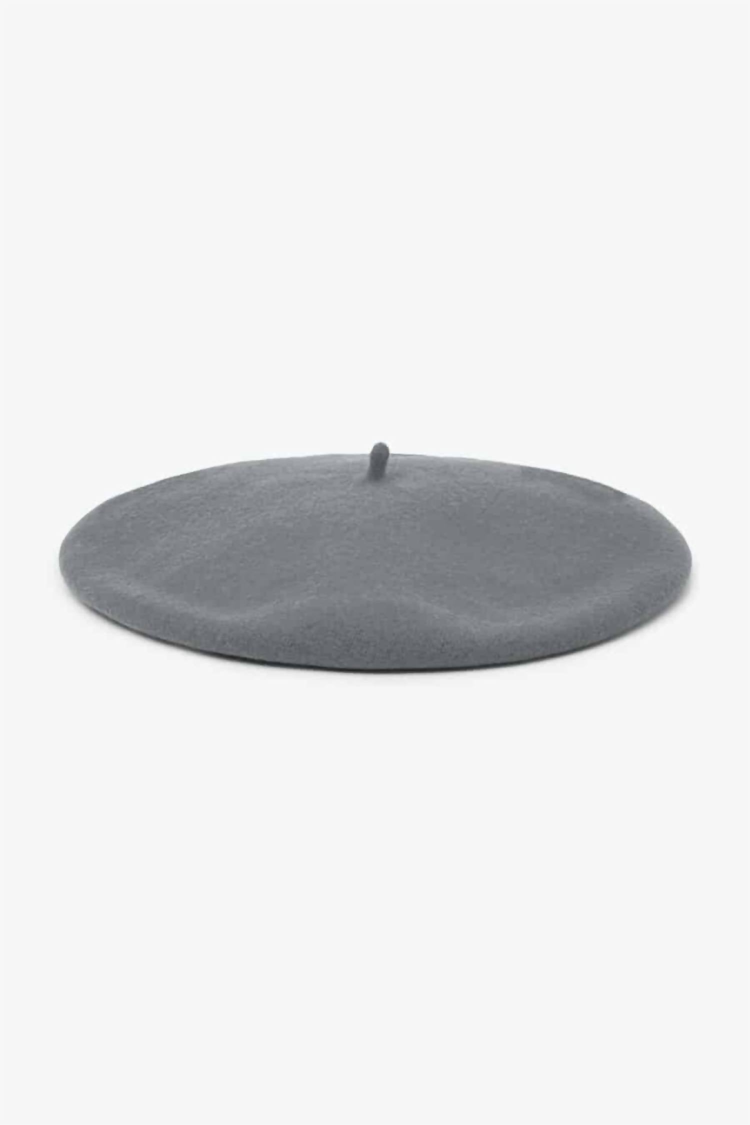 Women's Wool Beret In Blue