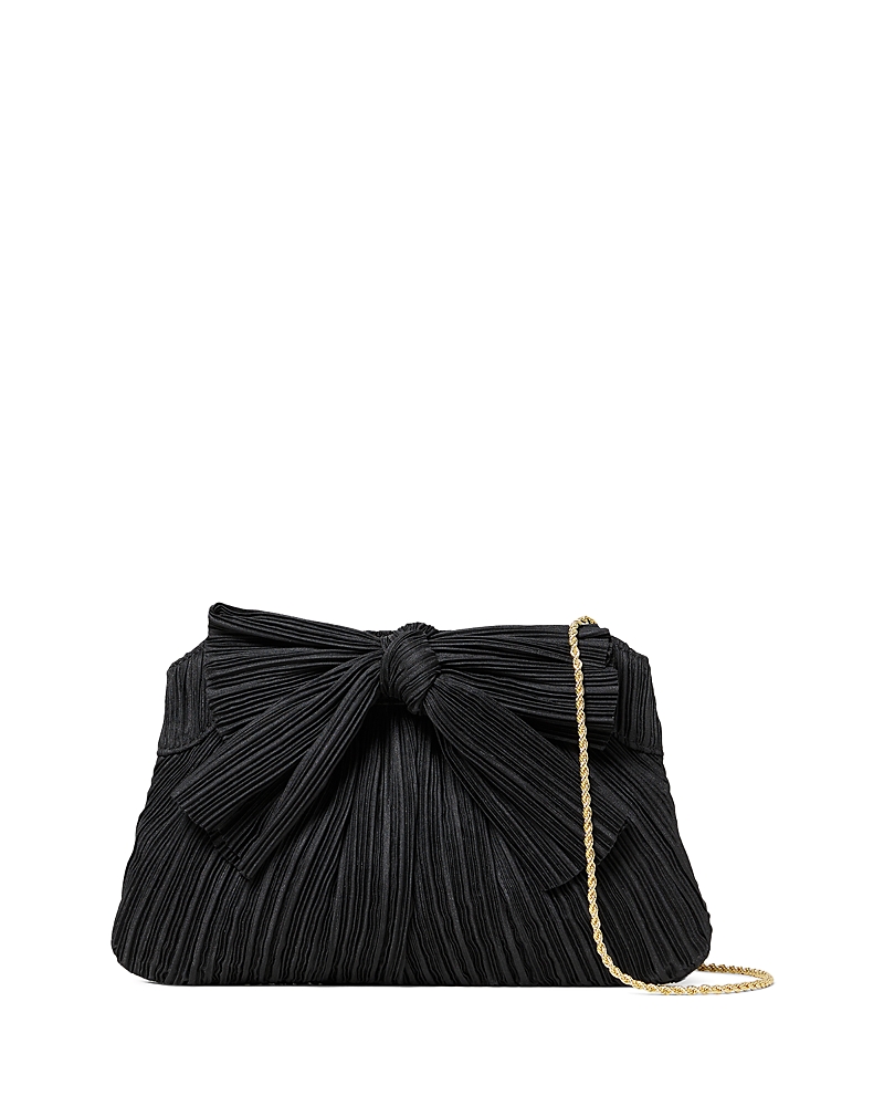 Rayne Small Pleated Bow Frame Clutch