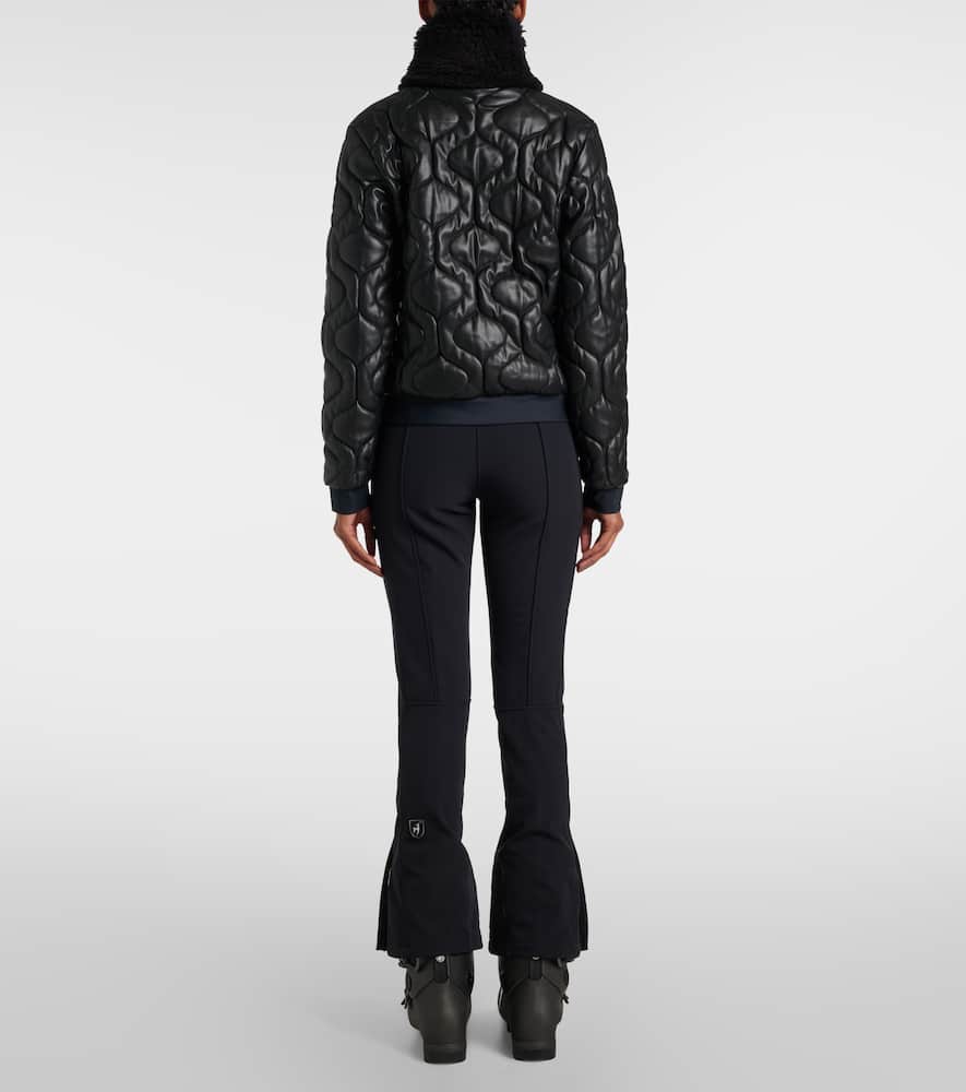 Leonie Special quilted faux leather jacket