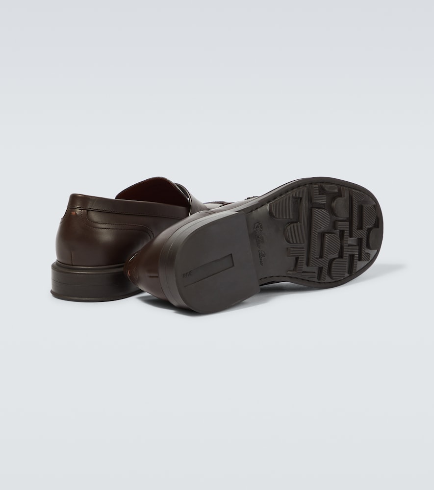 Leather loafers