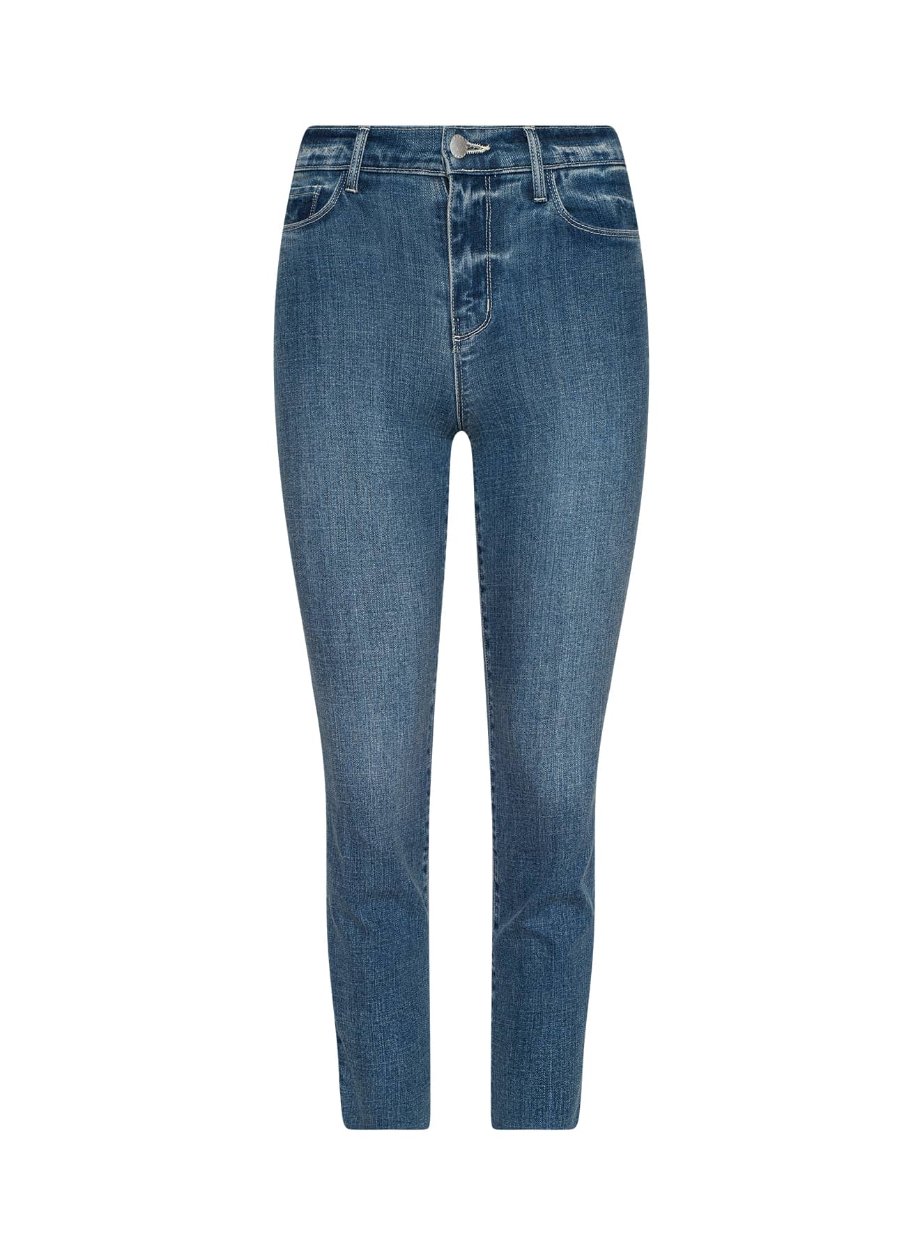 Sada Cropped Slim-Leg Jean In Fair Oak