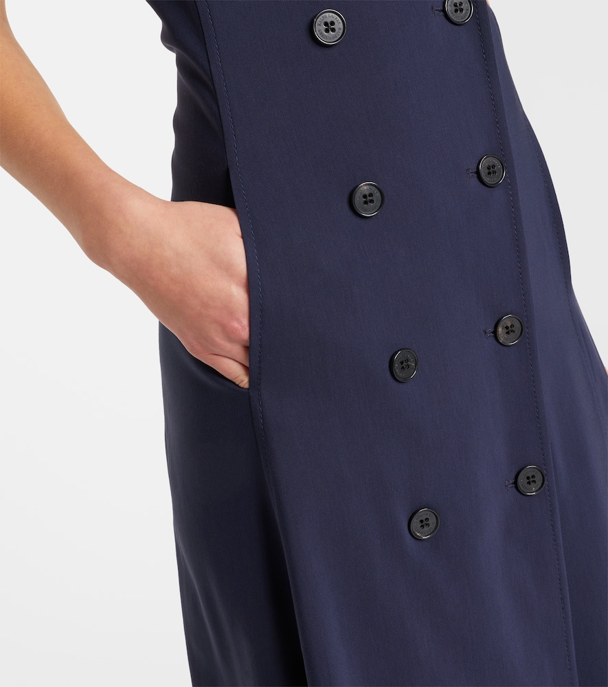 Alecia cotton-blend midi dress