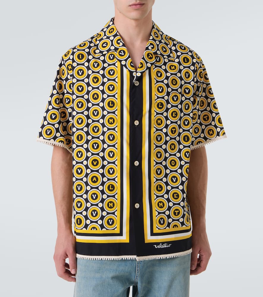 Bulles Royales cotton poplin bowling shirt