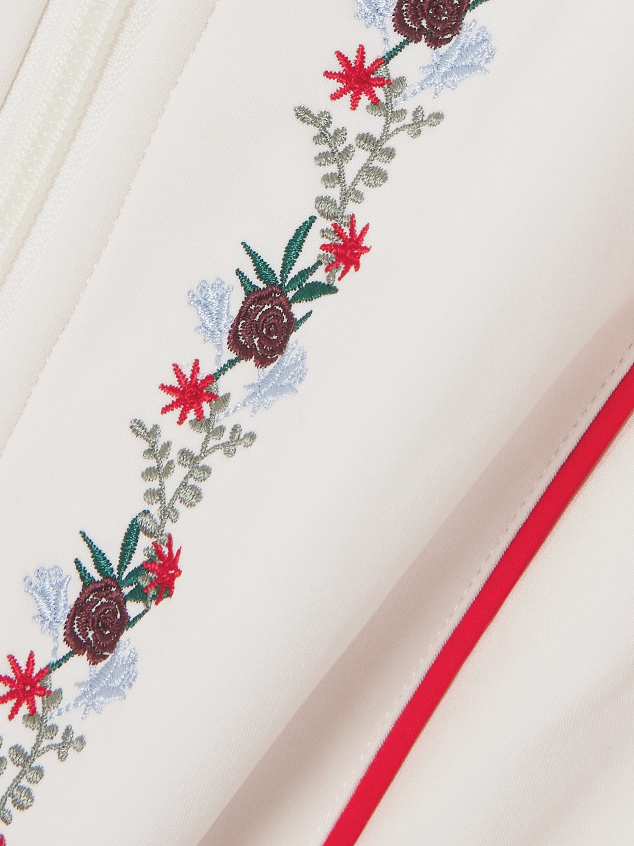 + Markarian Belted Embroidered Ski Suit - Cream