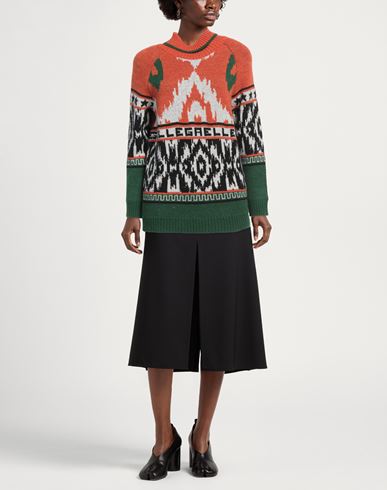 Woman Turtleneck Orange Size 0 Acrylic, Polyester
