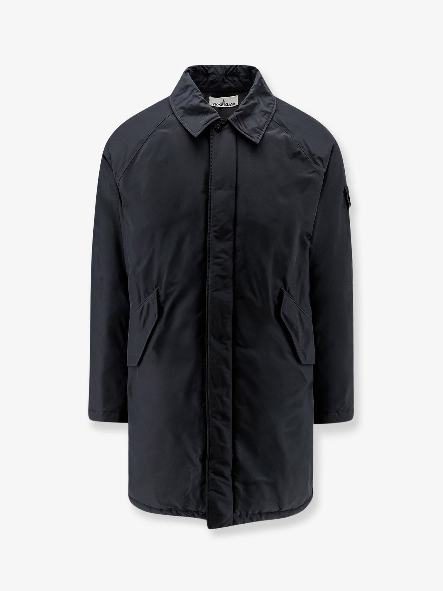 Padded Micro Reps Coat — Black