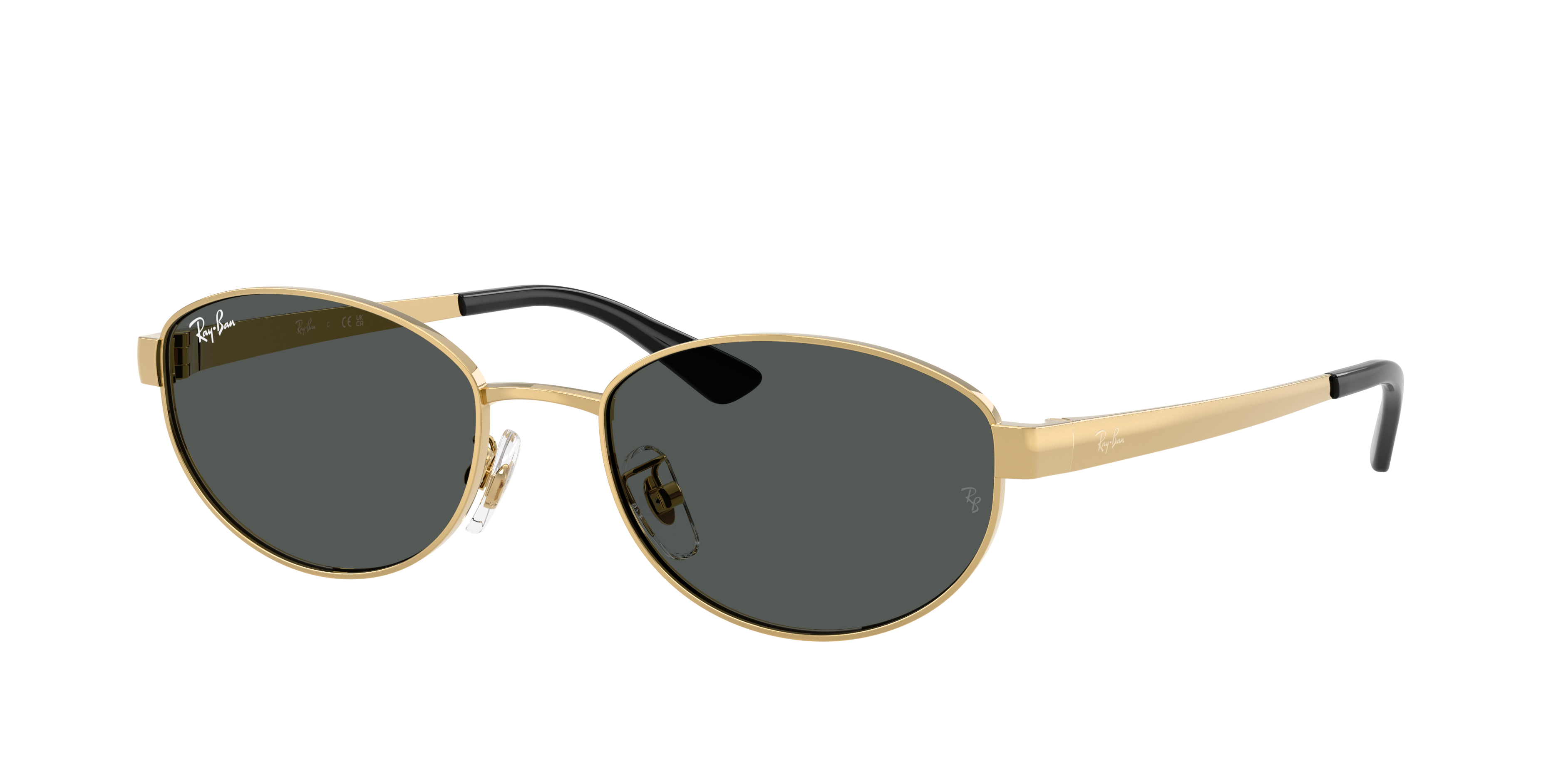 RAY-BAN Unisex Sunglasses RB3774D  -  Frame color: Arista Gold, Lens color: Dark Green Polarized