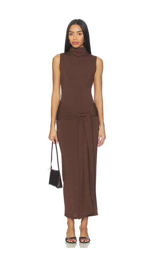 NIA Victoria Dress in Brown. XL. Also in L, M